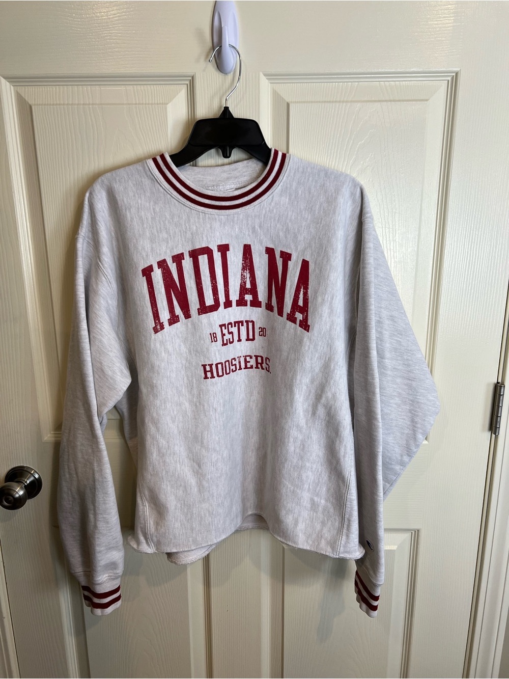 Champion Reverse Weave Vintage Style Indiana Hoosiers Crewneck Sweatshirt - L